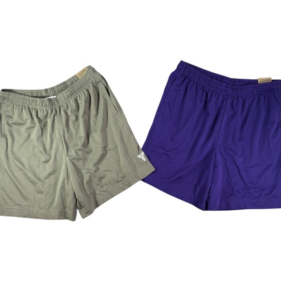 Nike Other - Kobe Dri Fit Basketball Shorts Youth XL Purple Green Mid Thigh Length Bundle